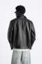 FAUX LEATHER BIKER JACKET