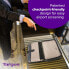 Фото #23 товара Чехол Targus Neoprene Sleeve с плечевым ремнем для ноутбука, Professional Business and Travel Laptop Black/Grey