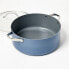 Фото #2 товара 8qt Nonstick Ceramic Coated Aluminum Wide Stock Pot Blue - Figmint