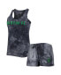 Фото #1 товара Women's Charcoal Austin FC Billboard Tank Top and Shorts Sleep Set