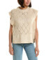 Merlette Shawl Wool & Alpaca-Blend Sweater Women's Brown S