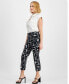 Фото #3 товара Petite Floral-Print Capri Pants, Created for Macy's