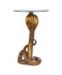 Renenutet Egyptian Cobra Goddess Glass-Topped Table