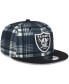 ფოტო #4 პროდუქტის Men's Black Las Vegas Raiders 2024 Sideline Statement 9FIFTY Snapback Hat