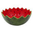 Фото #1 товара Чаш для Закусок Home ESPRIT Красный Зеленый Керамика Арбуз 23 x 23 x 9 cm