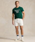 Фото #4 товара Футболка Polo Ralph Lauren мужская с кастомным силуэтом Wimbledon Slim Fit