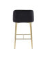 Fran Contemporary Counter Stool, Set of 2