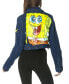 Фото #3 товара Women's Spongebob Denim Trucker Jacket