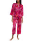 Фото #1 товара N Natori Empress Orchard Pajama Pant Set Women's Pink Xs