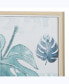 Фото #5 товара Canvas 2 Piece Coastal Leaves Framed Wall Art Set