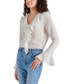 ფოტო #3 პროდუქტის Women's Bay Ruffled Long-Sleeve Blouse