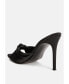 ფოტო #3 პროდუქტის Women's First Crush Satin Knot High Heeled Sandals