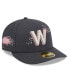 Головной убор с козырьком New Era Washington Nationals City Connect Low Profile 59FIFTY для мужчин, модель Graphite 7 1/4 - фото #1