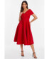 ფოტო #1 პროდუქტის Women's Scuba Bardot Skater Midi Dress