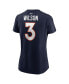 ფოტო #4 პროდუქტის Women's Russell Wilson Navy Denver Broncos Player Name and Number T-shirt