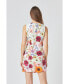 Фото #3 товара Women's Floral Embroidered Mini Dress