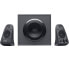 Logitech Z625 surround speaker - 2.1 channels - 200 W - Universal - Black - Rotary - Built-in