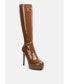 Фото #2 товара shawtie high heel stretch patent calf boots
