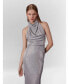 Фото #7 товара Women's Draped Front Dress