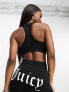 Фото #2 товара Juicy Couture co-ord active sports bra in black