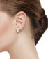 ფოტო #4 პროდუქტის Crystal Teardrop Endless Hoop Earring Set