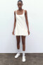 Фото #2 товара Короткое платье со складками ZARA