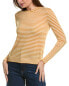 Фото #1 товара Lafayette 148 New York Striped Cashmere Sweater Women's
