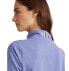 Lauren Ralph Lauren Women Jersey 1/4 Zip Pullover Top Blue Size M