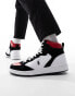 Фото #5 товара Polo Ralph Lauren hi top masters court in white black red