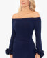 Women's Off-The-Shoulder Ruffle-Cuff Dress