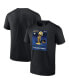 ფოტო #2 პროდუქტის Men's Black Golden State Warriors 2022 NBA Finals Champions 75th Anniversary Jumper Trophy T-shirt