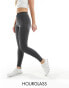 Фото #2 товара ASOS 4505 Hourglass Icon running tie waist gym legging with phone pocket in dark charcoal