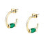 Фото #1 товара Decent gold-plated hoop earrings Colori SAXQ09