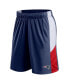 Фото #3 товара Men's Navy New England Patriots Prep Colorblock Shorts
