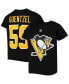 ფოტო #1 პროდუქტის Big Boys Jake Guentzel Black Pittsburgh Penguins Player Name and Number T-shirt