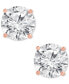 ფოტო #3 პროდუქტის Certified Lab Grown Diamond Stud Earrings (5 ct. t.w.) in 14k Gold