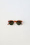 Фото #1 товара Солнцезащитные очки в круглой каучуковой оправе ZARA