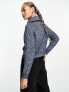 Фото #5 товара Cotton:On zip through knitwear cardi in blue