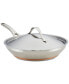 Фото #1 товара Nouvelle Copper Stainless Steel 12" French Skillet & Lid