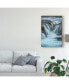 Фото #3 товара Danny Head Blue Water Waterfall Canvas Art - 20" x 25"