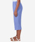 Фото #4 товара Petite Summer Breeze Pull On Double Gauze Capri Pants