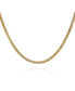 Фото #1 товара Vince Camuto gold-Tone Classic Snake Chain Necklace, 18" + 2" Extender