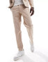 Фото #5 товара Jack & Jones Premium linen mix casual suit trouser in beige