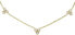 Фото #2 товара Elegant gold-plated necklace with crystals JF04115710