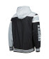 ფოტო #7 პროდუქტის Men's Black, Gray Las Vegas Raiders Extreme Full Back Reversible Hoodie Full-Zip Jacket