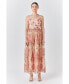 Фото #1 товара Women's Floral Embroidered Maxi Dress