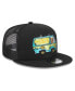 Men's Black Scooby-Doo Mystery Machine Trucker 9FIFTY Snapback Hat - фото #3