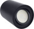 Lampa sufitowa Maclean Punktowa oprawa natynkowa halogenowa GU10 MCE422 B, kolor czarny, 80x115mm, okrągła, aluminiowa