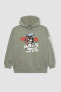 Фото #1 товара Coool Guns N Roses Oversize Fit Kapüşonlu Kalın Sweatshirt B3007ax23wn