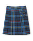 ფოტო #1 პროდუქტის Little Girls Adjustable Waist Plaid Two-Tab Scooter Plaid Skirt